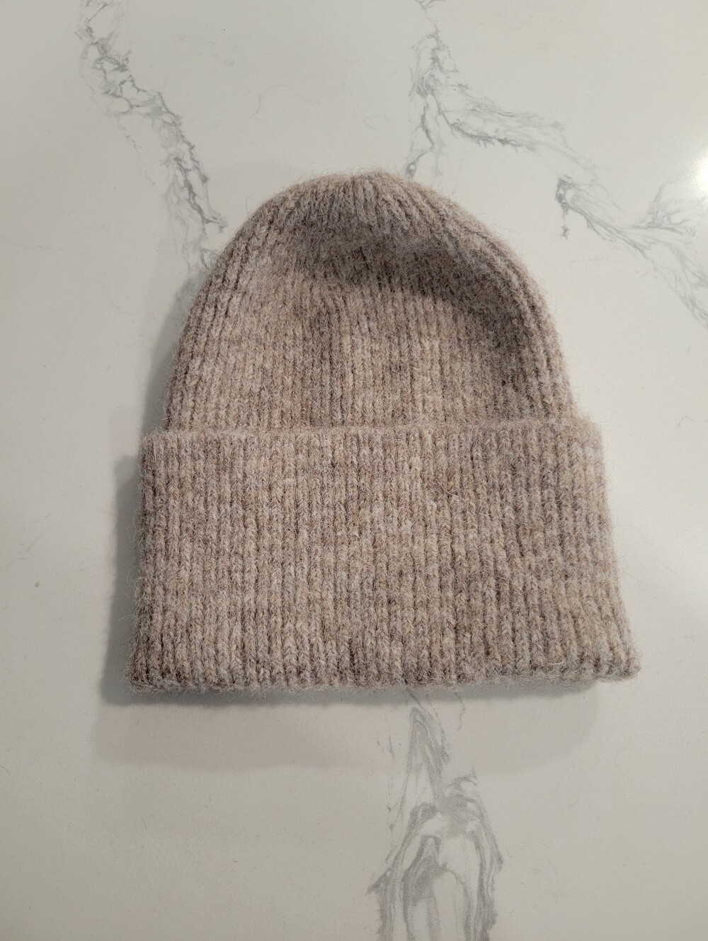 Velvet By Graham Spencer Cozy Knit Beanie Hat - Neutral Beige